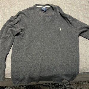 Polo by Ralph Lauren Gray Crewneck Thermal Shirt